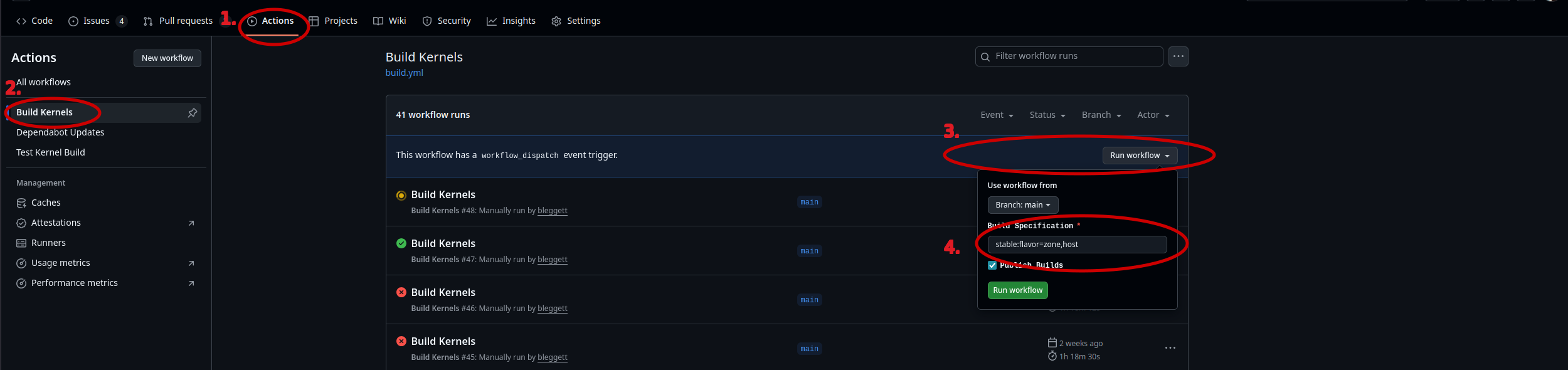 Build Kernels Example